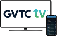 GVTC TV Mobile and TV Mockup
